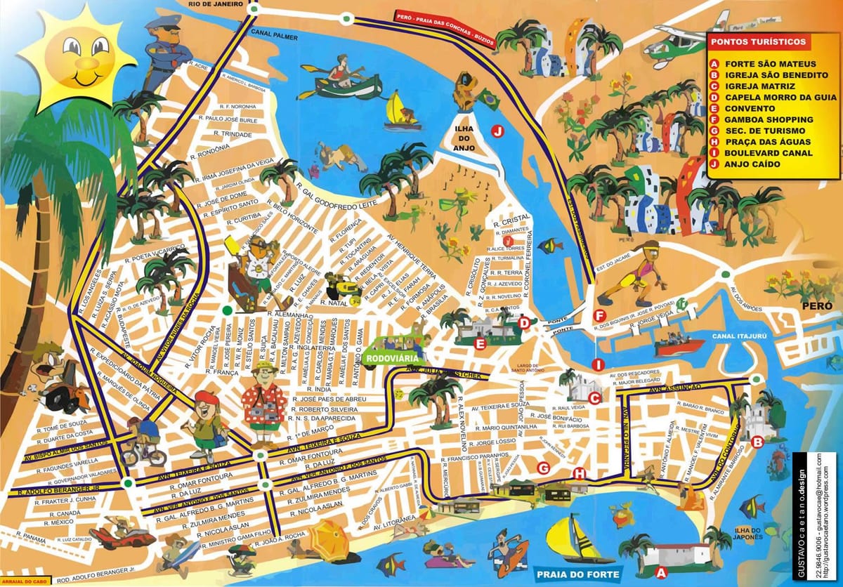 kaart van Rio de Janeiro cruise port