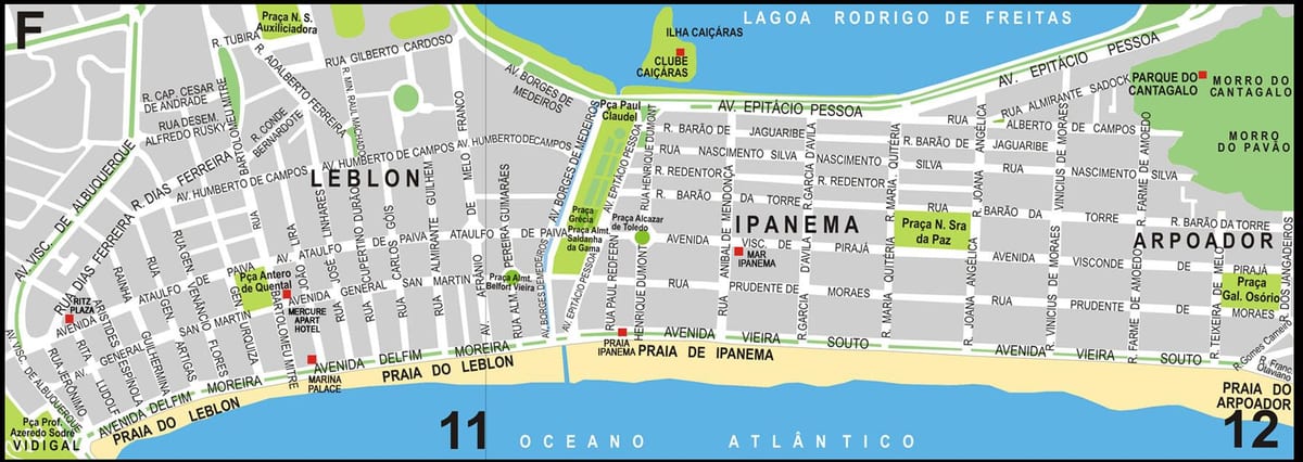 kaart van homo-Rio de Janeiro