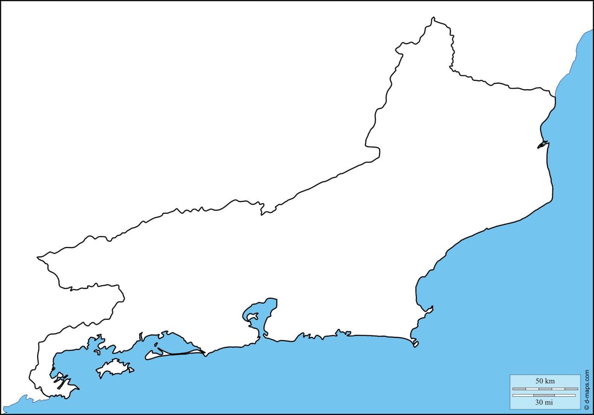 Rio de Janeiro overzichtskaart