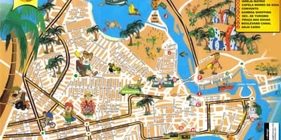 Kaart van Rio de Janeiro cruise port