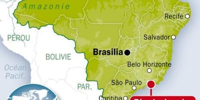 Waar is Rio de Janeiro brazilië op de kaart van de wereld